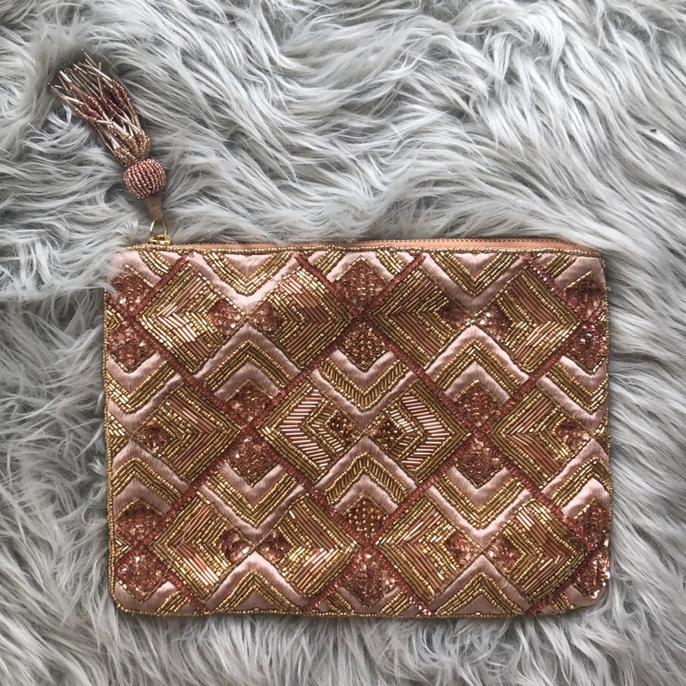Anthropologie Beaded Bag